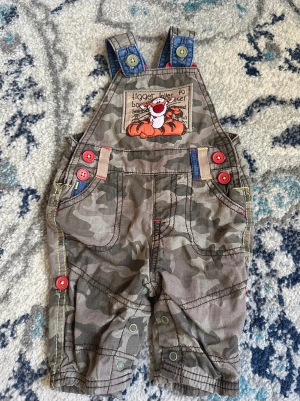 Disney Winnie the Pooh Tigger overalls size 0-3m